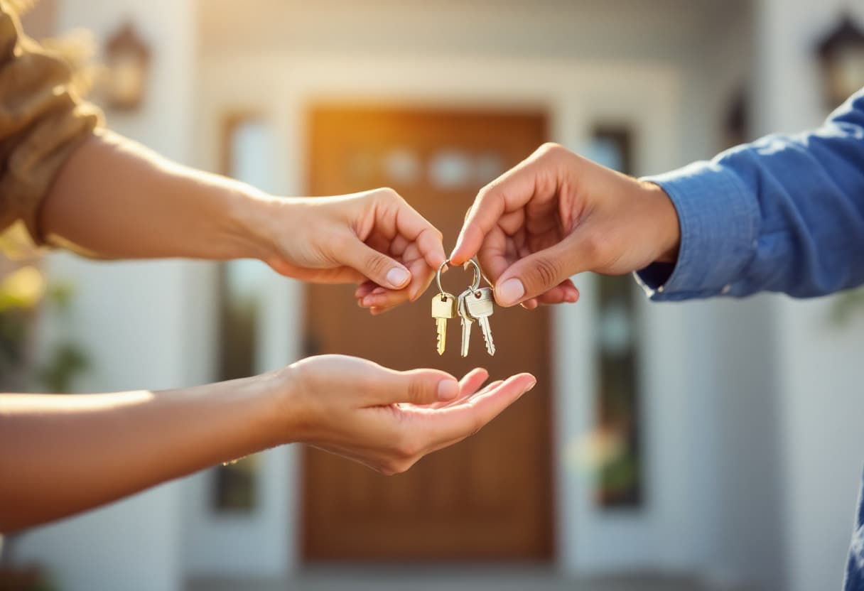 Handing over the keys to a new Florida home